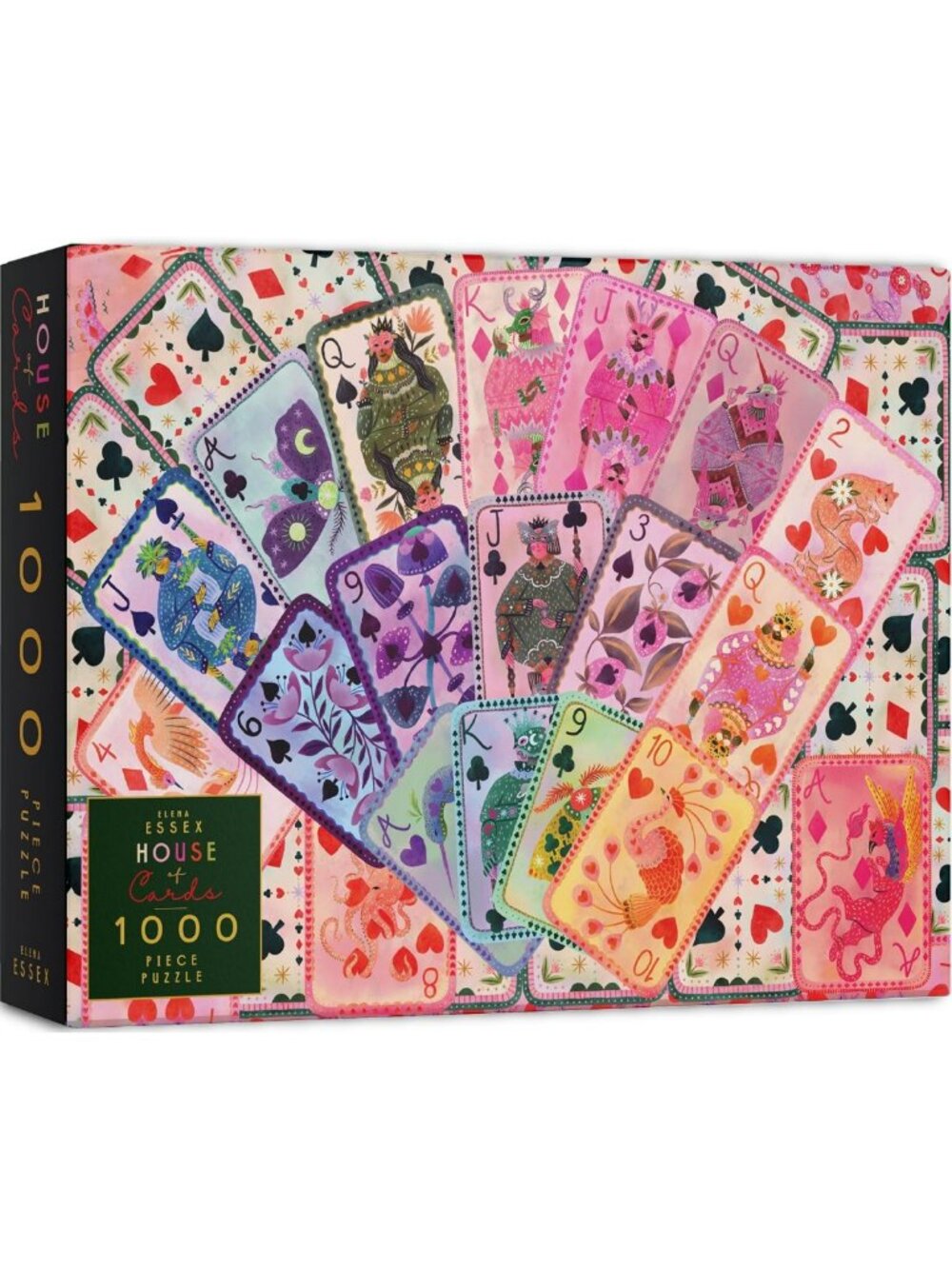 1000 Piece Jigsaw Puzzle for Adults - House of Cards Design, 28x20 inches